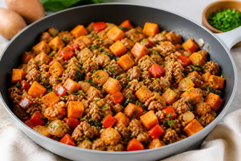 Ground Turkey Sweet Potato Skillet – A Cozy, One-Pan Weeknight Dinner