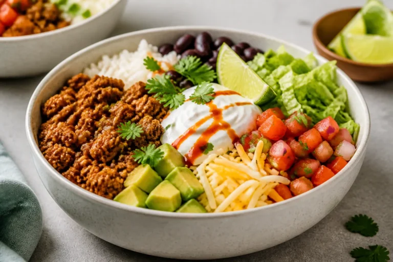Ground Turkey Burrito Bowls – A Fresh, Flexible Weeknight Favorite