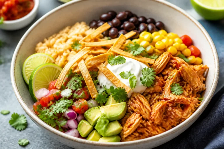 Healthy Chicken Enchilada Bowls – Bright, Flavorful, and Meal-Prep Friendly