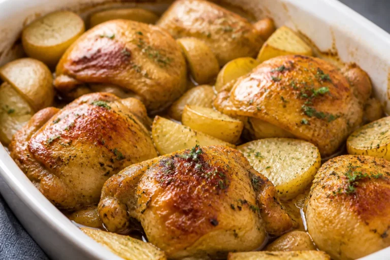 Melt In Your Mouth Chicken and Potatoes – Comforting, Creamy, and Easy