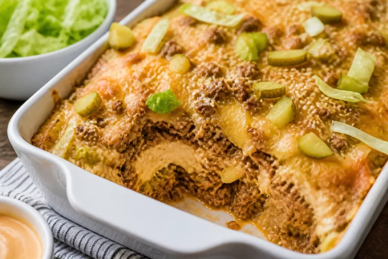 Healthy Big Mac Casserole – Classic Flavor, Lightened Up
