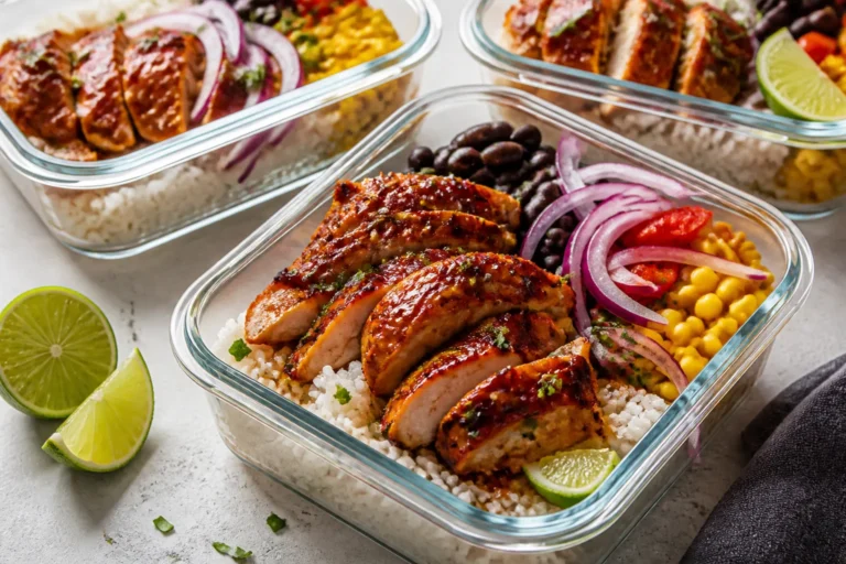 BBQ Chicken Meal Prep Bowls – Easy, Flavorful, and Weekday-Ready