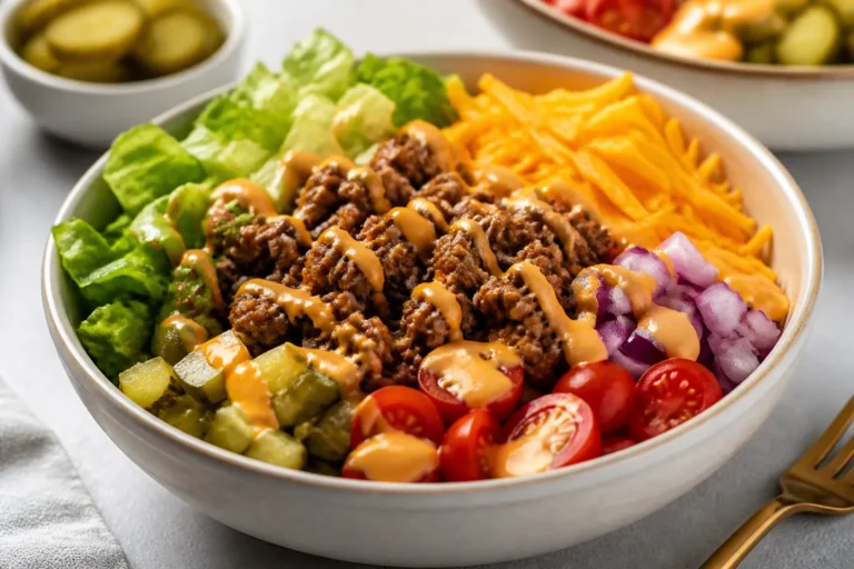 High Protein Cheeseburger Bowls – A Simple, Satisfying Meal